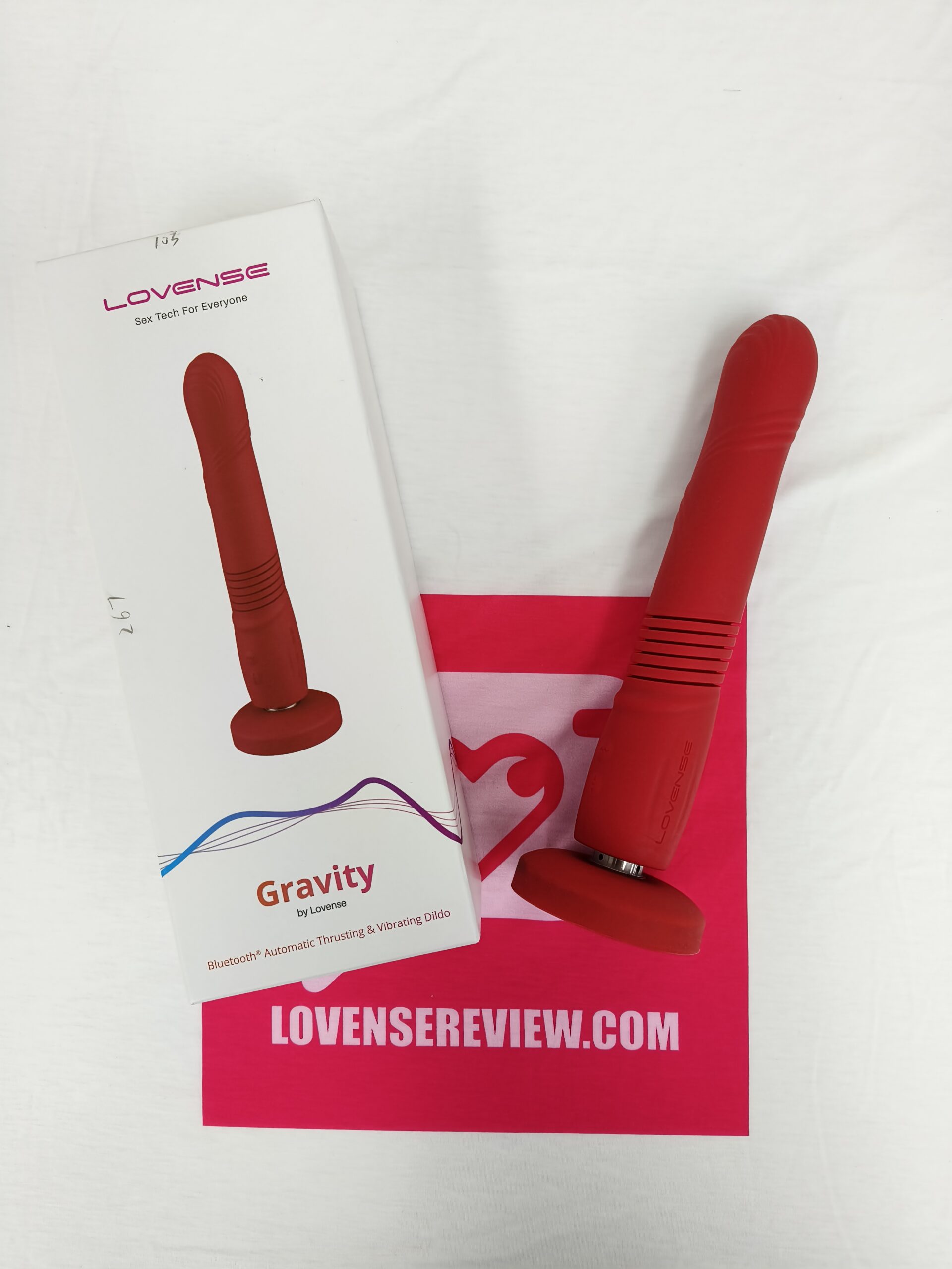 Vibrating Thrusting Dildo Lovense Gravity